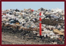 Improper disposal of waste materials.